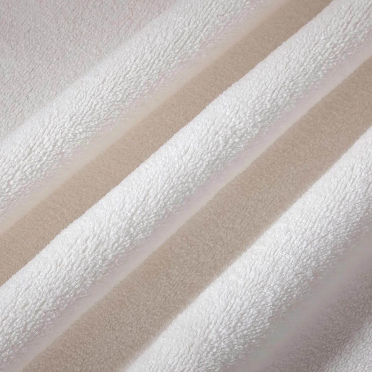 Polyte - Ściereczka premium dla niemowląt – hipoalergiczna i nie mechaci się – mikrofibra – biała – 25 x 25 cm – 6 sztuk