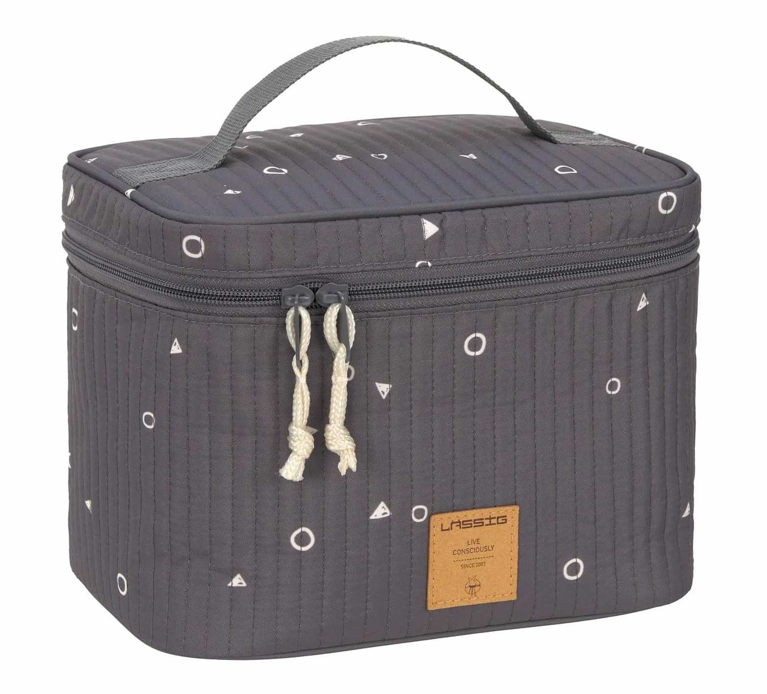 LÄSSIG Organizer do przewijania dla niemowląt Casual Nursery Caddy To Go Universe Anthracite