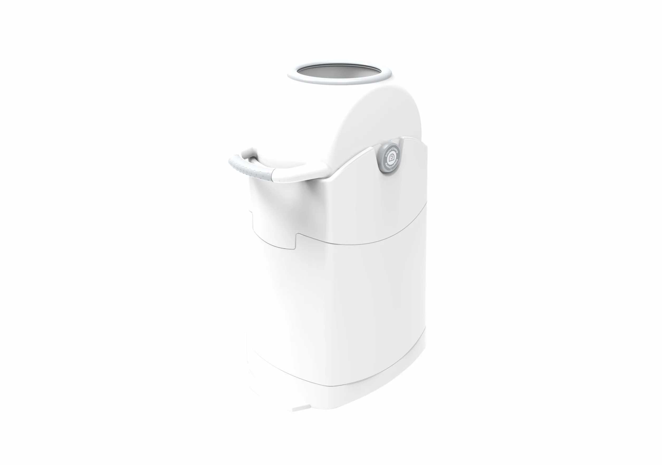 Vital Innovations Asalvo 4011R Kosz na Pieluchy Biały Szary 28 x 38 x 40.5 cm