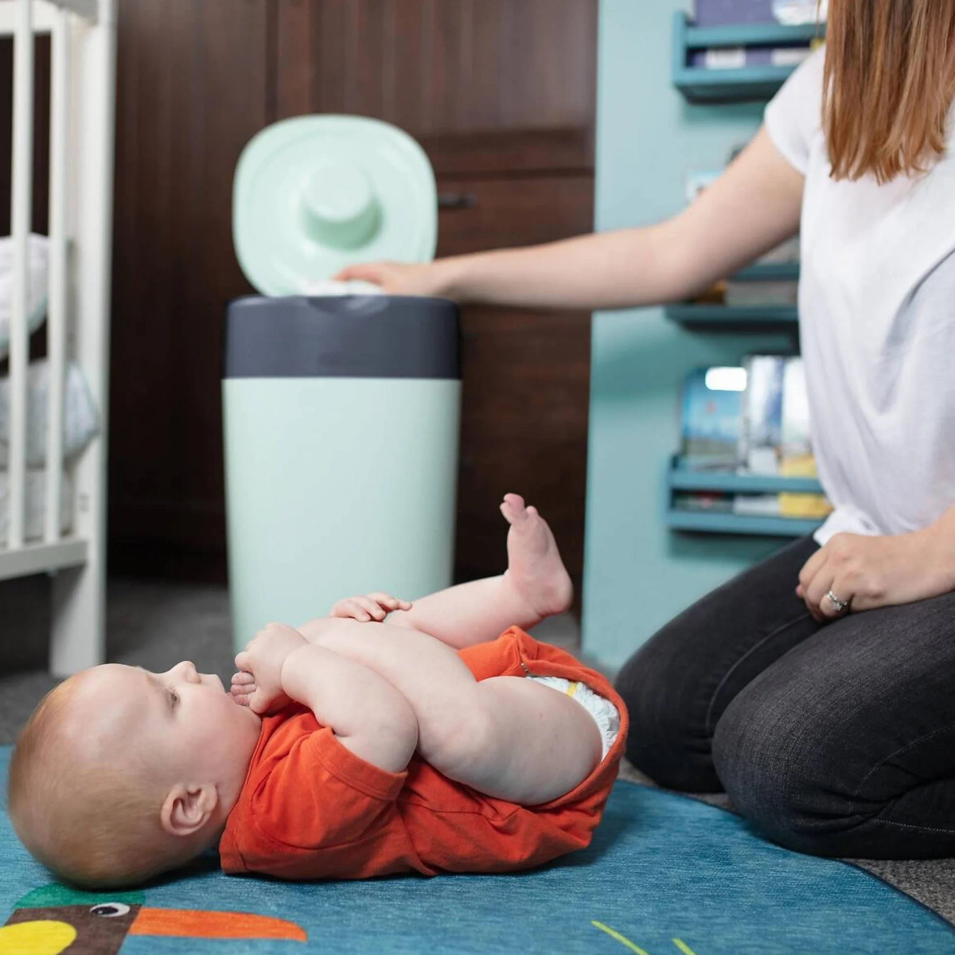 Tommee Tippee Twist and Click Advanced Nappy Disposal Sangenic Tec Refills, Pack of 6 - (Compatible with Sangenic Tec, Twist and Click Bins)