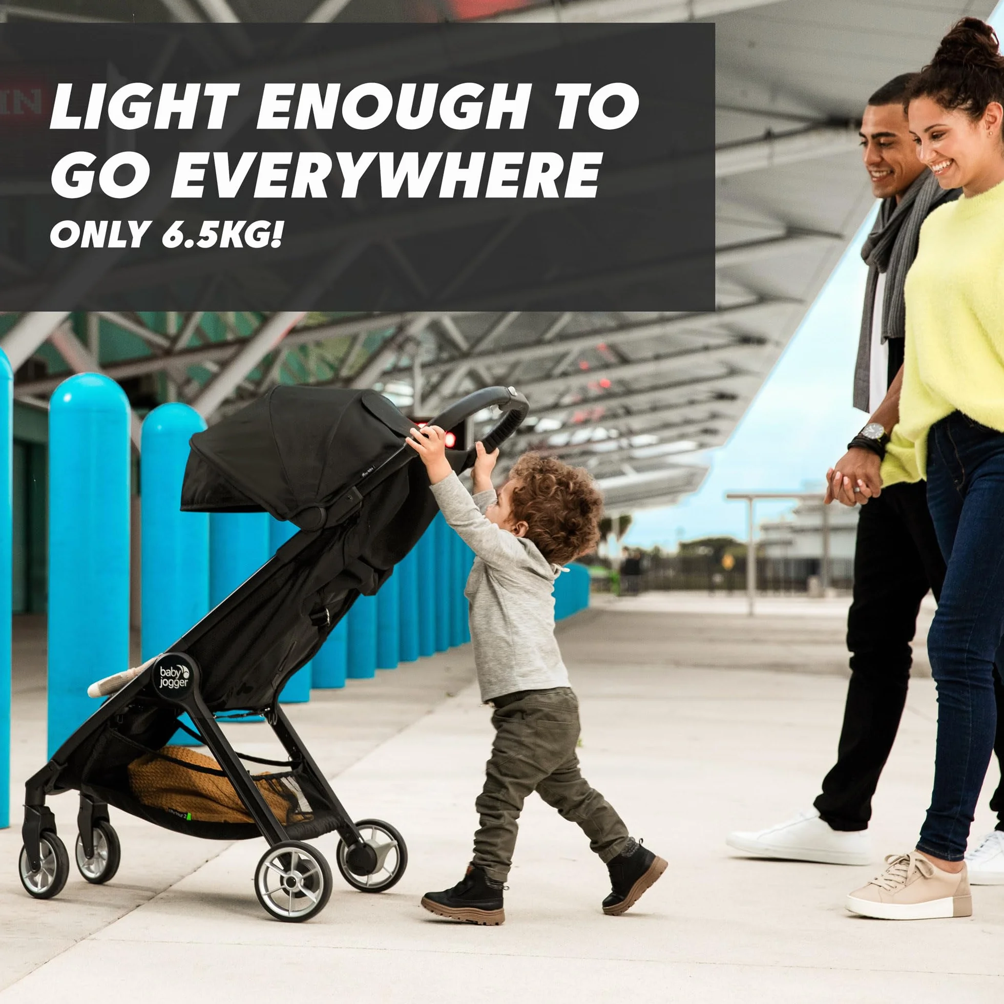 Baby Jogger City Tour 2 Wózek spacerowy Lekki 6,5 kg Czarny