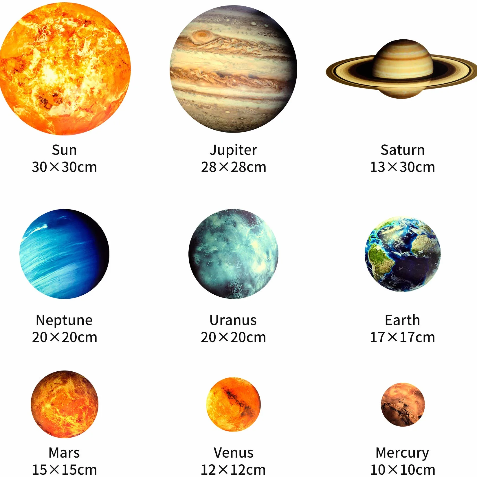 Yosemy 9 planet naklejki ścienne świecące + świecące gwiazdy, tatuaż ścienny, układ słoneczny, gwiazdy, fluorescencyjne naklejki ścienne do pokoju dziecięcego, dekoracyjne naklejki