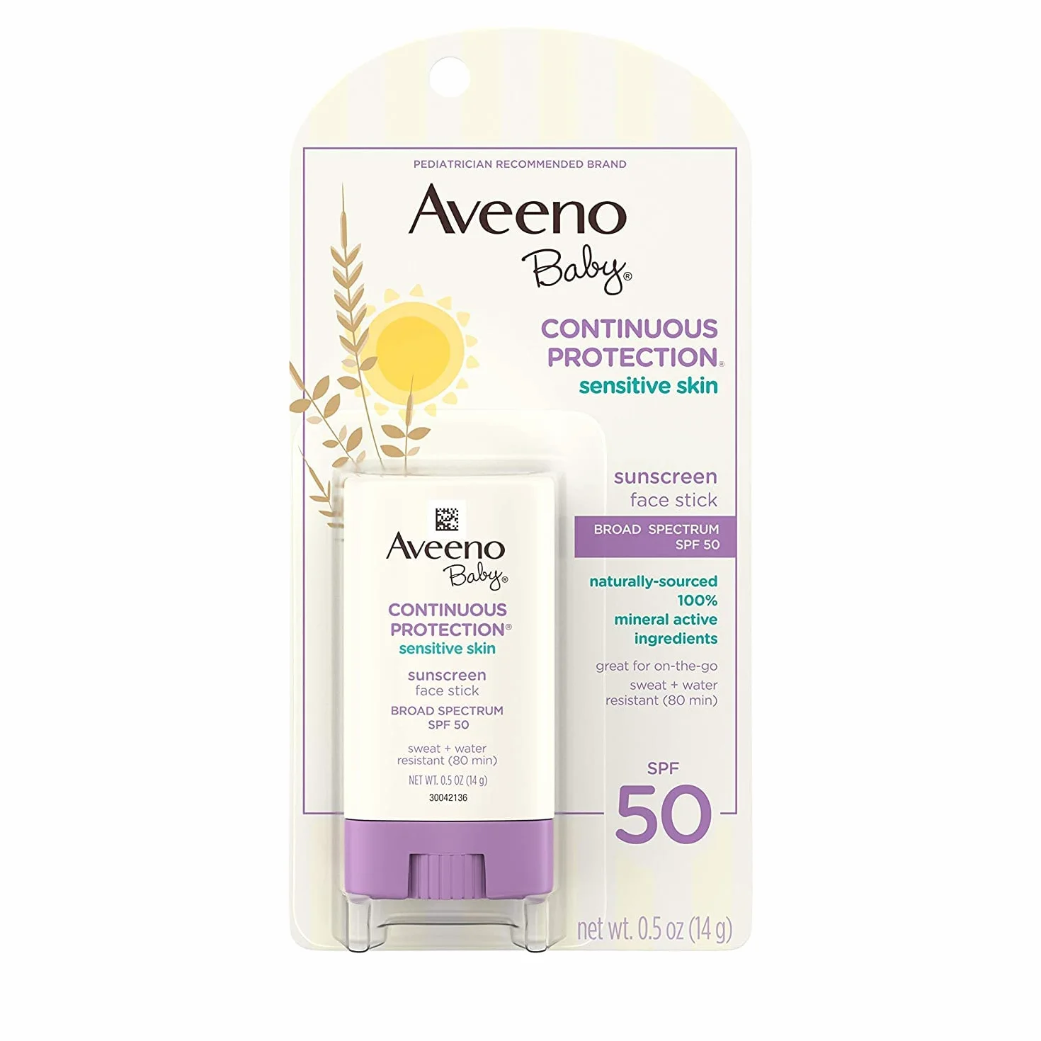 Aveeno Baby Natural Protection Stick SPF 50 plus 0.5 oz