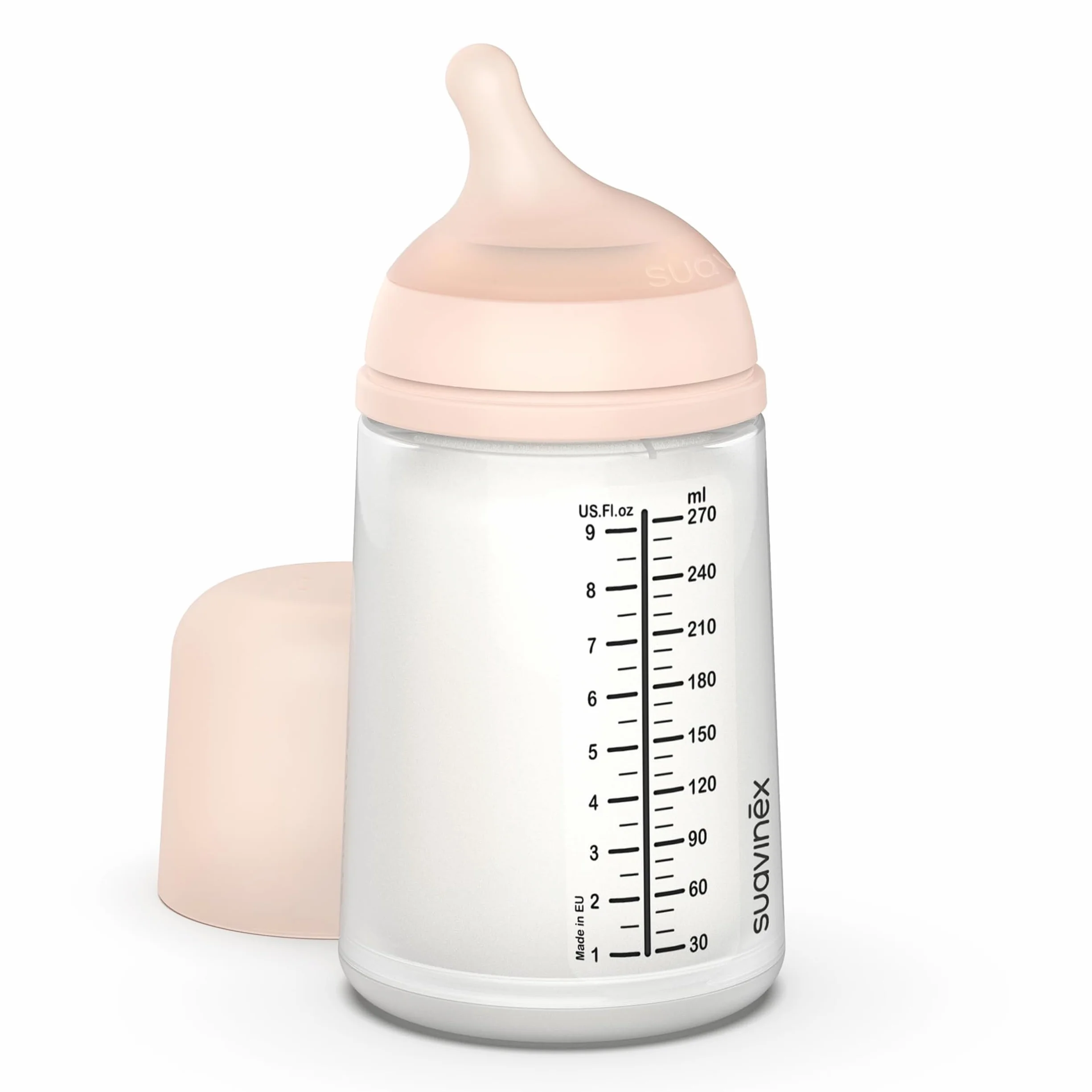 Suavinex 304592 Butelka, Różowy, 270 ml, Od 3 Miesiąca
