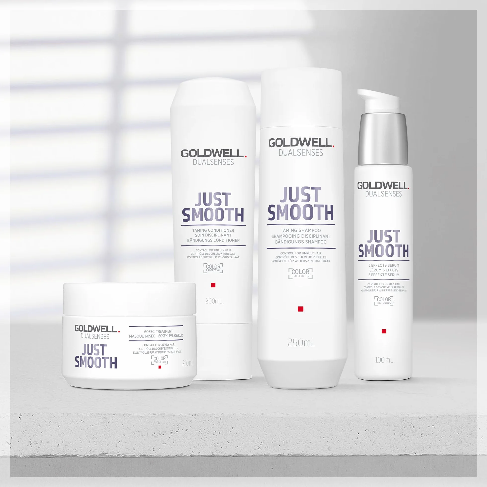 GOLDWELL Dualsenses Just Smooth Taming Shampoo 250 ml