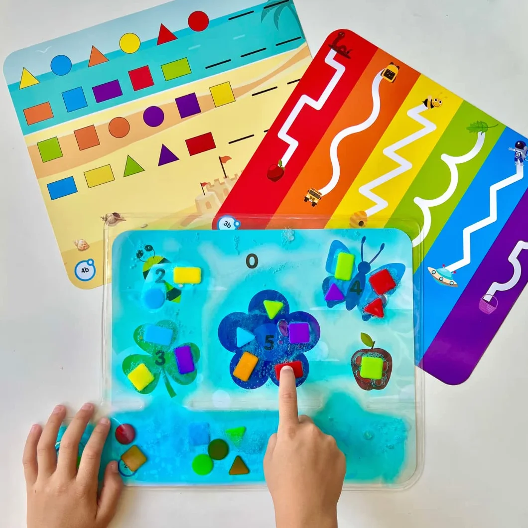 Learning Resources hand2mind Kolory & Kształty Sensoryczne Podkładka 33-Kawałeks Zestaw do Zabawy
