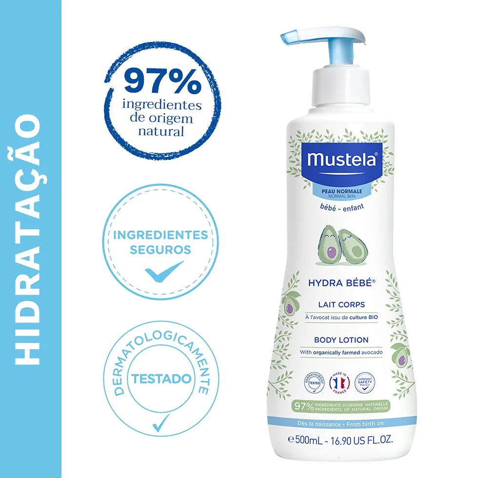 Mustela Balsam, Niebieski/Biały, 500 ml