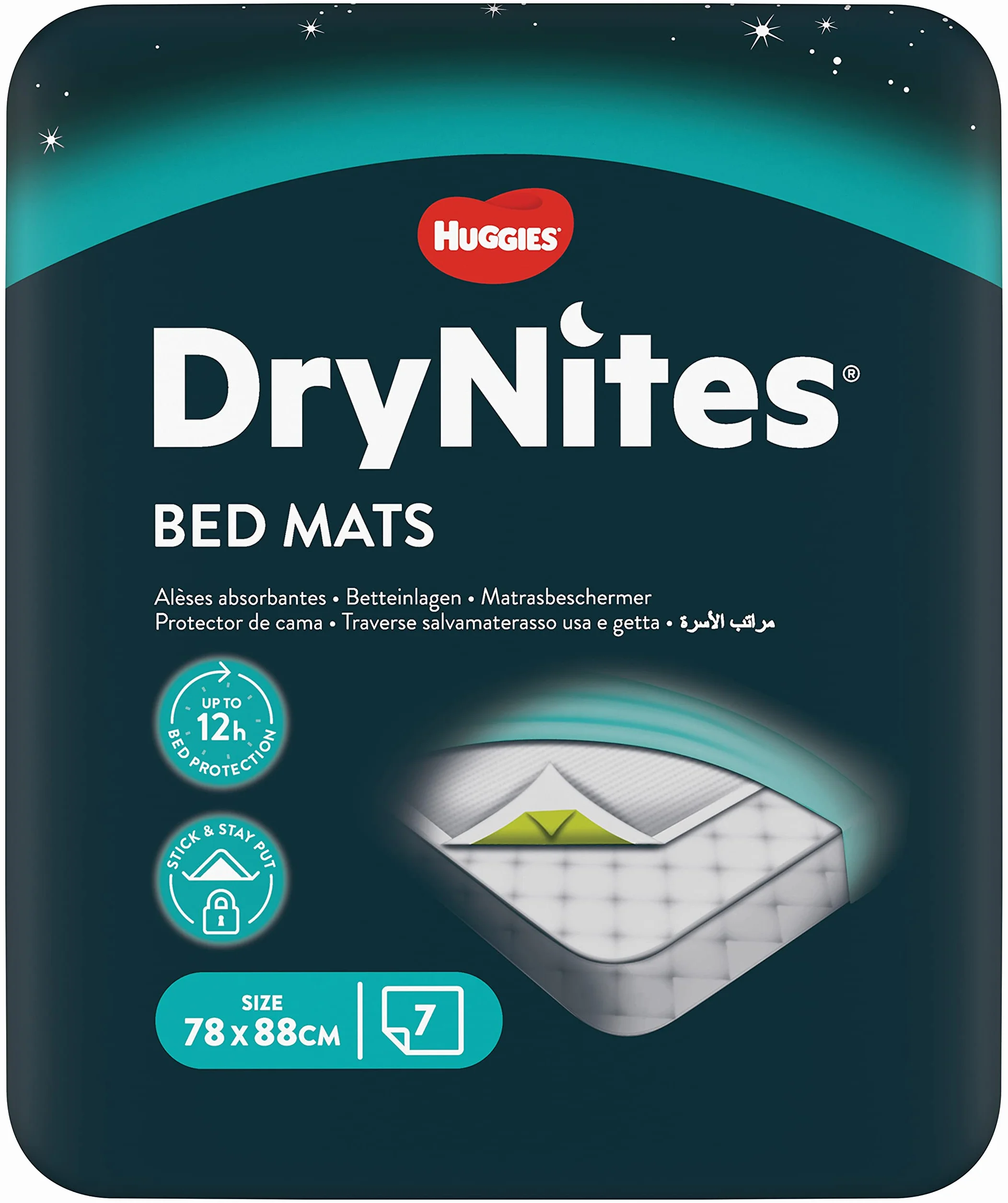 Huggies Drynites Chłonne Jednorazowe Wkładki, 28 Sztuk