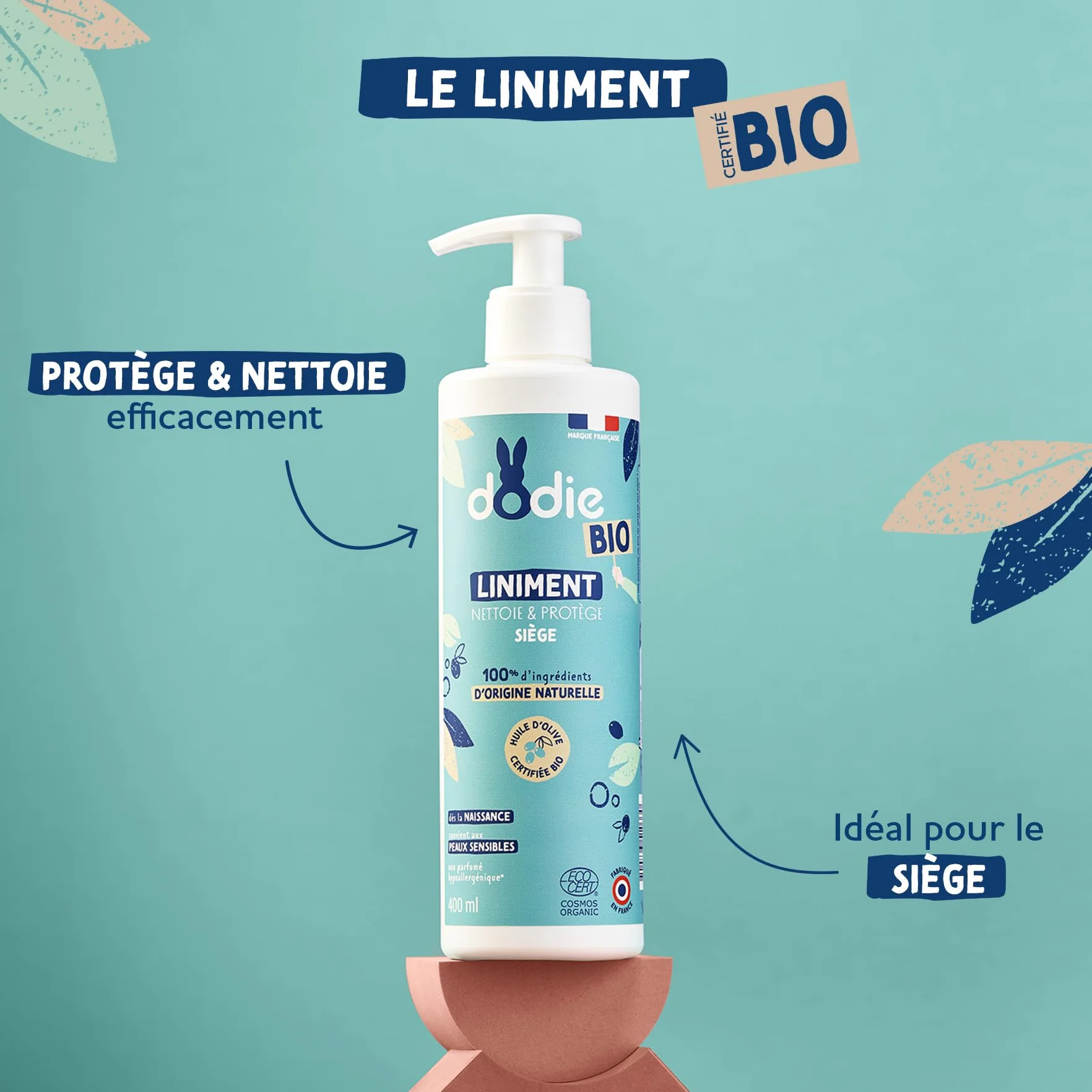 Dodie Organiczny olej wapienny Liniment - od urodzenia - 400ml