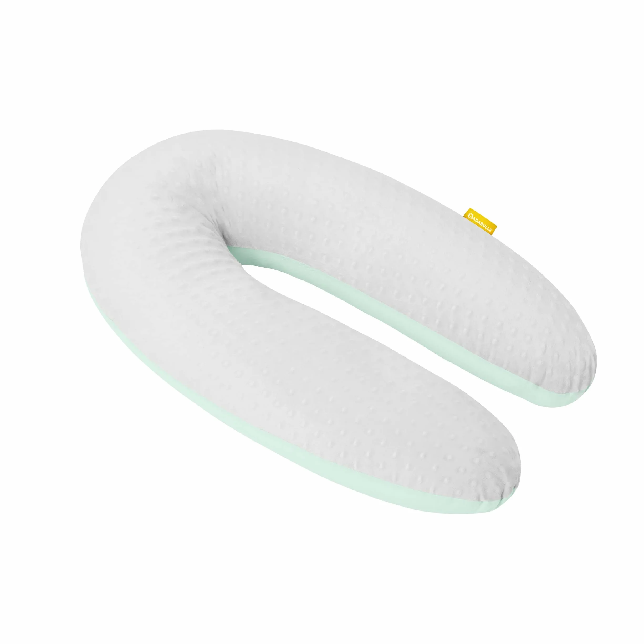 Badabulle Poduszka do karmienia i poduszka ciążowa Fluffy, 150 cm, w zestawie poszewka, ergonomiczny kształt