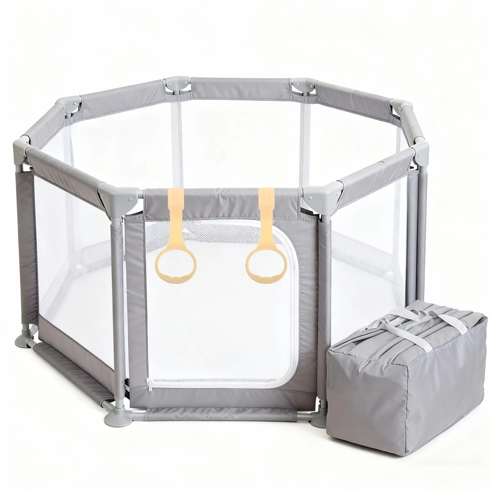 Exercise Rings for Playpen Pull Up Handles Walking Training Skill Development 6 Sztuk