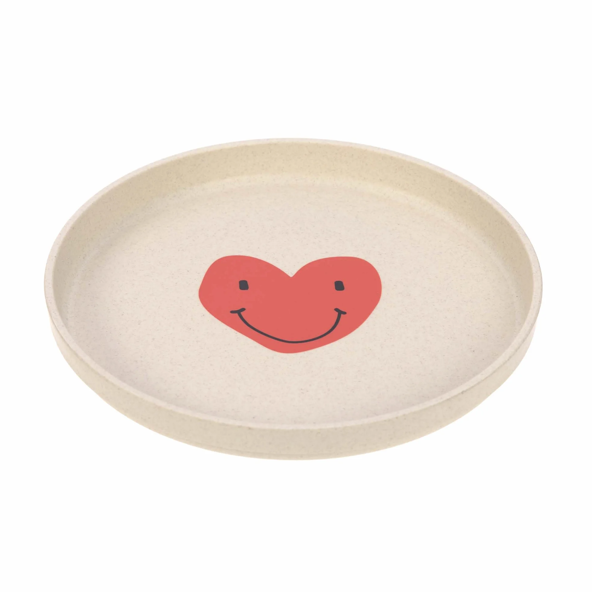 LÄSSIG Talerz dziecięcy bez melaminy, nie zawiera BPA, do mycia w zmywarce i kuchenki mikrofalowej/Plate Happy Rascals Heart