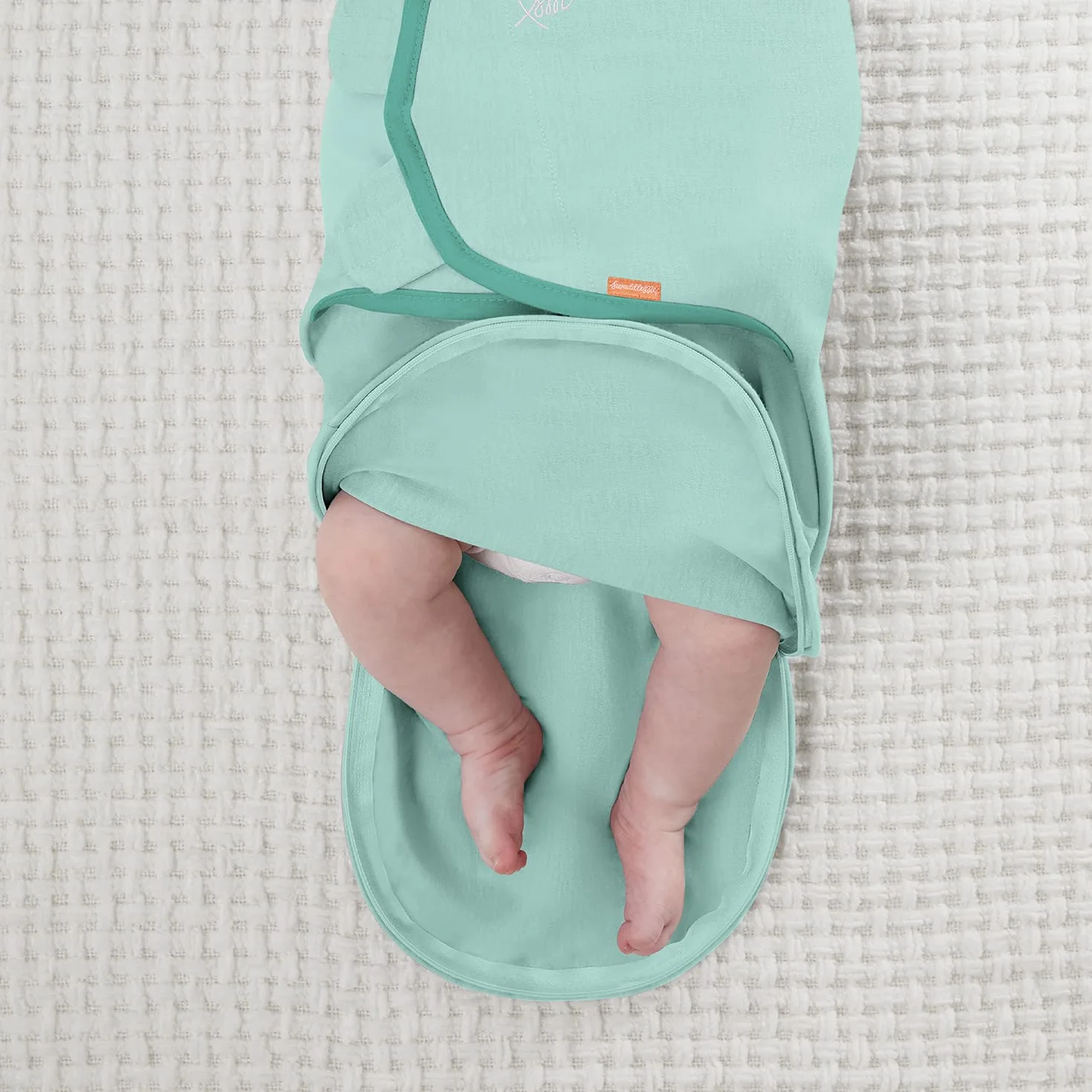Swaddleme Easy Change Swaddle - Rozmiar mały/średni 0-3 miesiące, 1 (Shooting Stars) - Łatwy w użyciu dzięki dolnemu zamkowi błyskawicznemu, zmień pieluchę bez rozpakowywania dziecka
