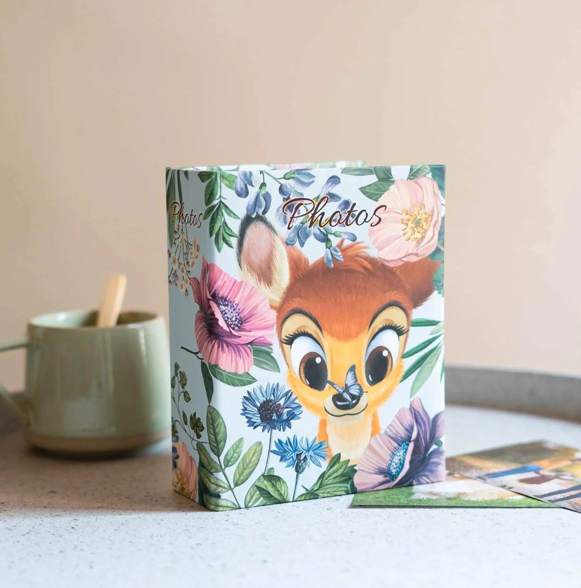Grupo Erik Disney Bambi Photo Album | 6x4 Photo Album - 10x15 cm | Family Photo Album 100 Pockets | Disney Photo Album | Bambi Gifts| Friend Gifts | Photo Albums 6x4 100 photos