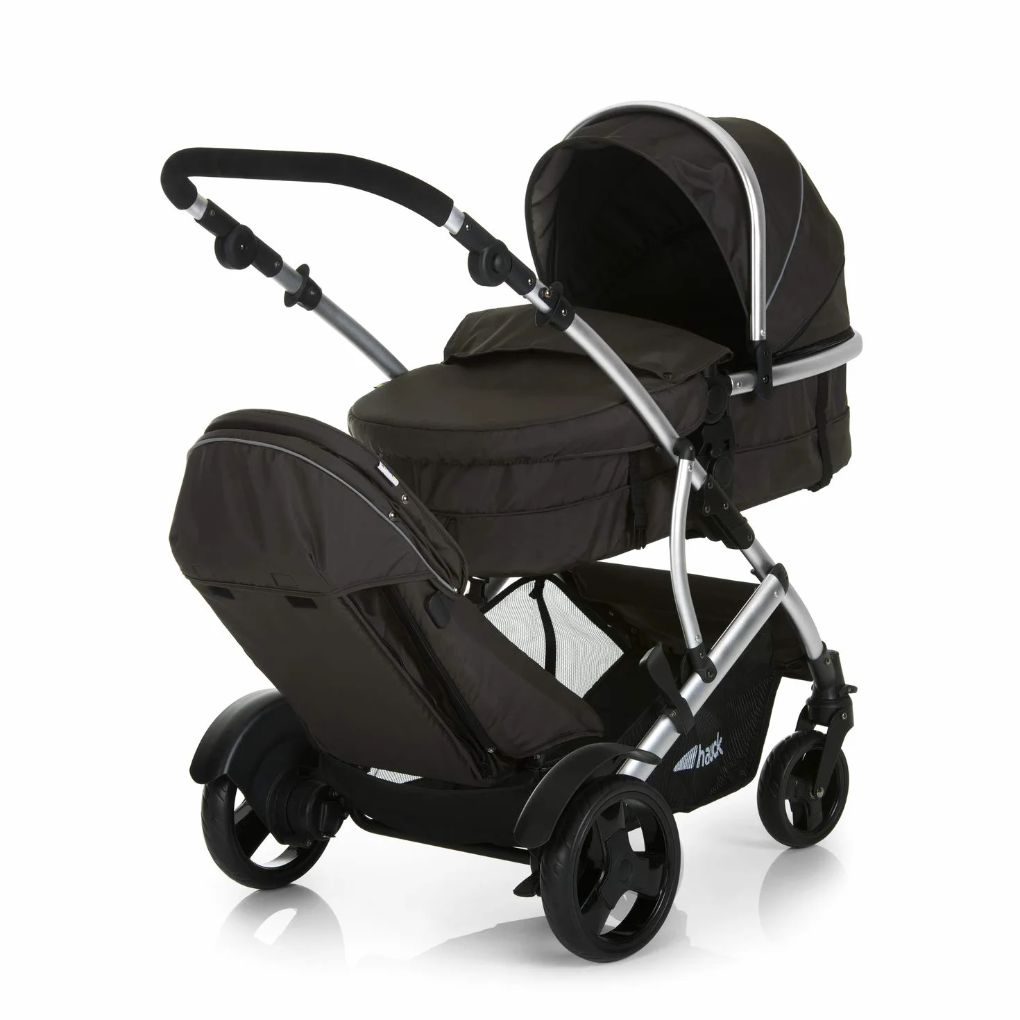 Hauck H-50011 Podwójny Wózek, Czarny, Do 15 kg