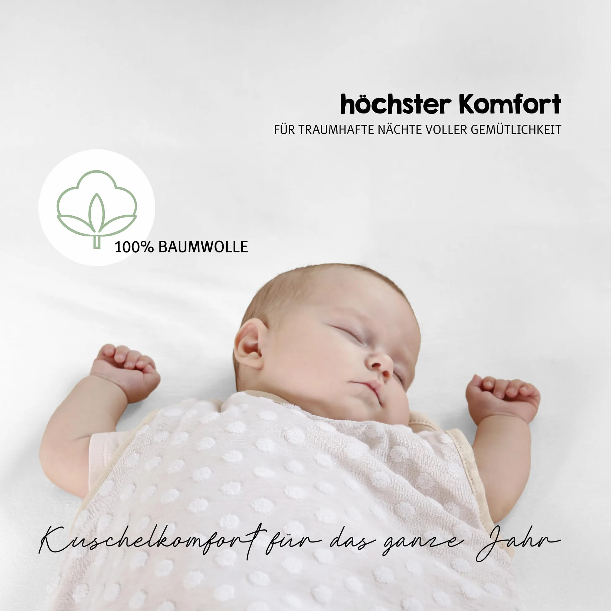 roba Prześcieradło z gumką safe asleep 40 x 90-45 x 90 - Prześcieradło do łóżeczka lub kołyski - Bawełna organiczna - Certyfikaty GOTS i Oeko-Tex Standard 100 - Biały