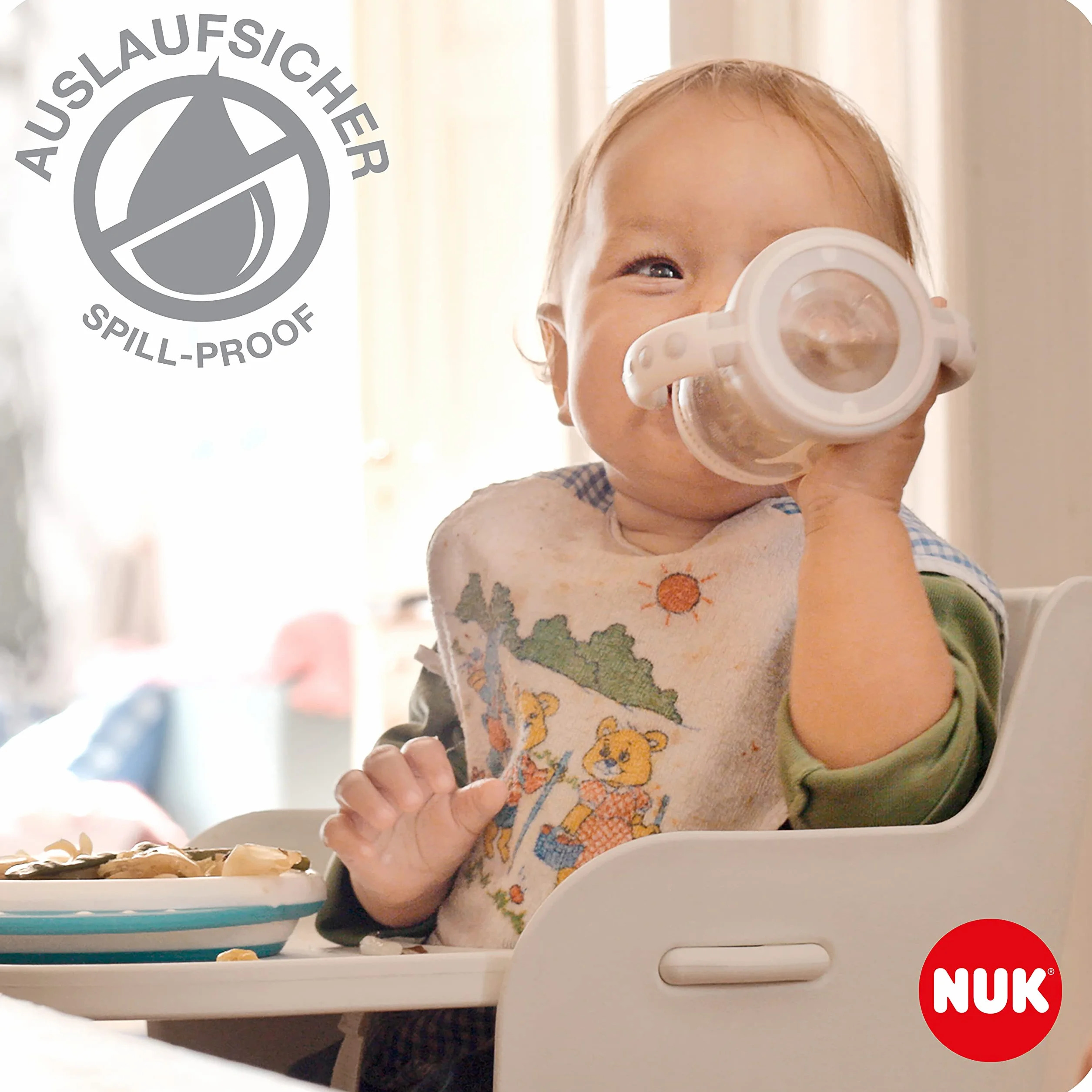 Kubek niekapek NUK First Choice Learner Cup 150 ml 6-18 miesięcy Winnie niebieski