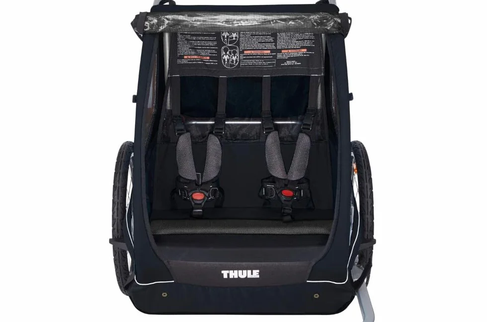Thule Coaster XT przyczepka rowerowa dla 2 dzieci, czarna, rozmiar uniwersalny