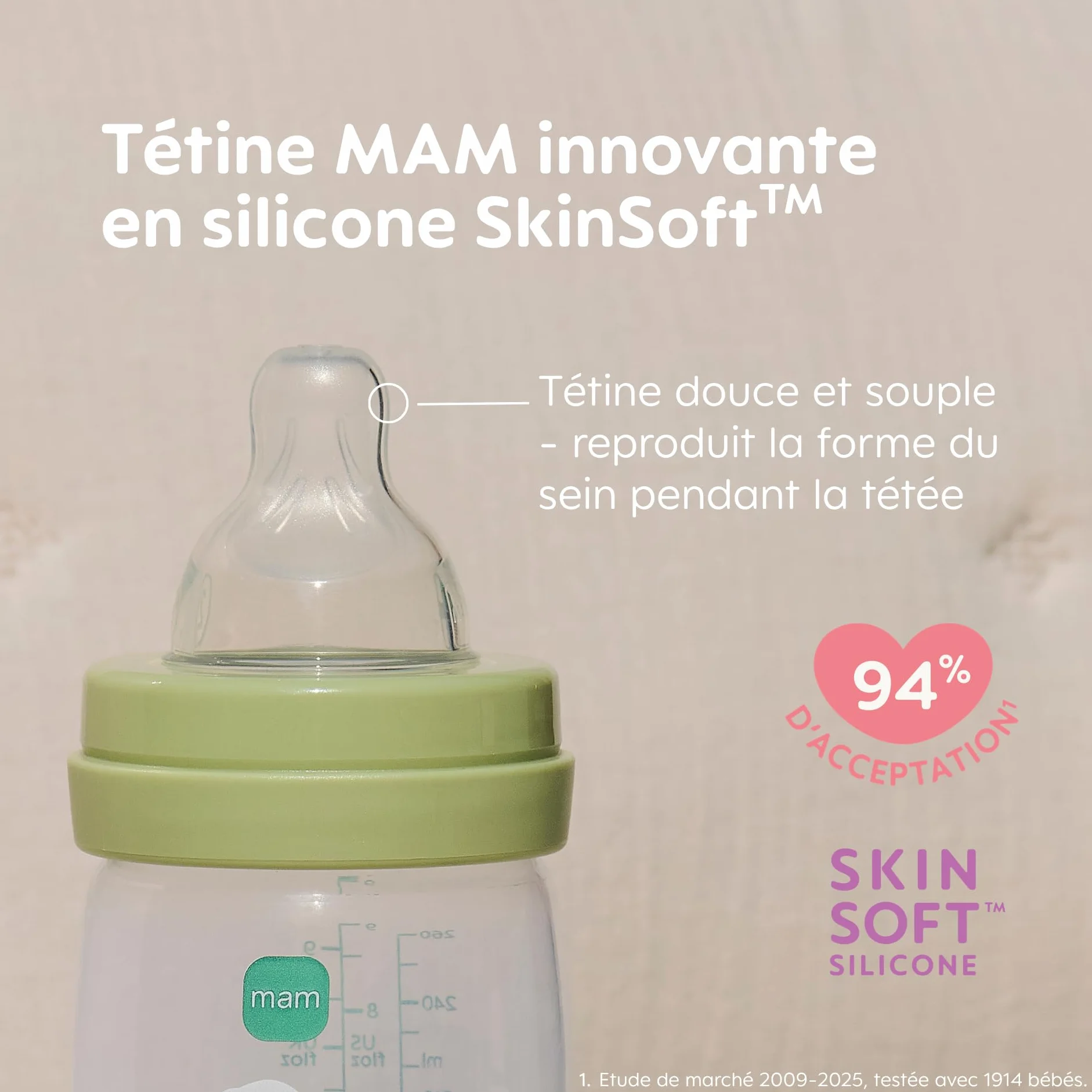MAM Smoczki do butelek dla niemowląt 6+ miesięcy (2 sztuki) - 2 sztuki w zestawie – bardzo szybki silikonowy smoczek o przepływie X – płaski, bardzo miękki smoczek dla niemowląt