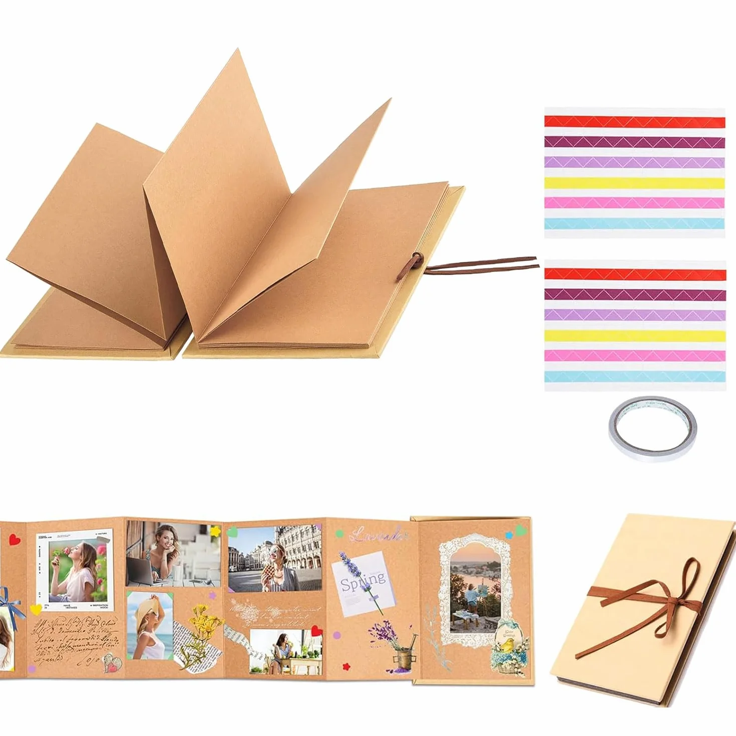 ERBO Album fotograficzny z możliwością personalizacji (17,5 x 11,5 cm), mały album na zdjęcia, album na zdjęcia, mały album na zdjęcia lub prezent urodzinowy
