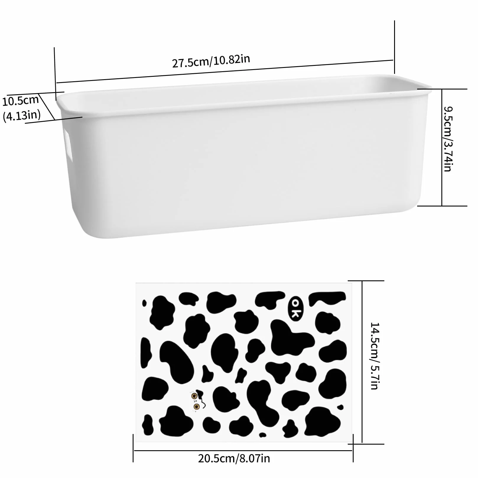 3-pakowe plastikowe pudełka do przechowywania, pudełka na produkty, kosze do przechowywania, pudełka z uchwytami, kuchnia, łazienka, kosmetyki, pokój dziecięcy, szafa, w zestawie z naklejkami