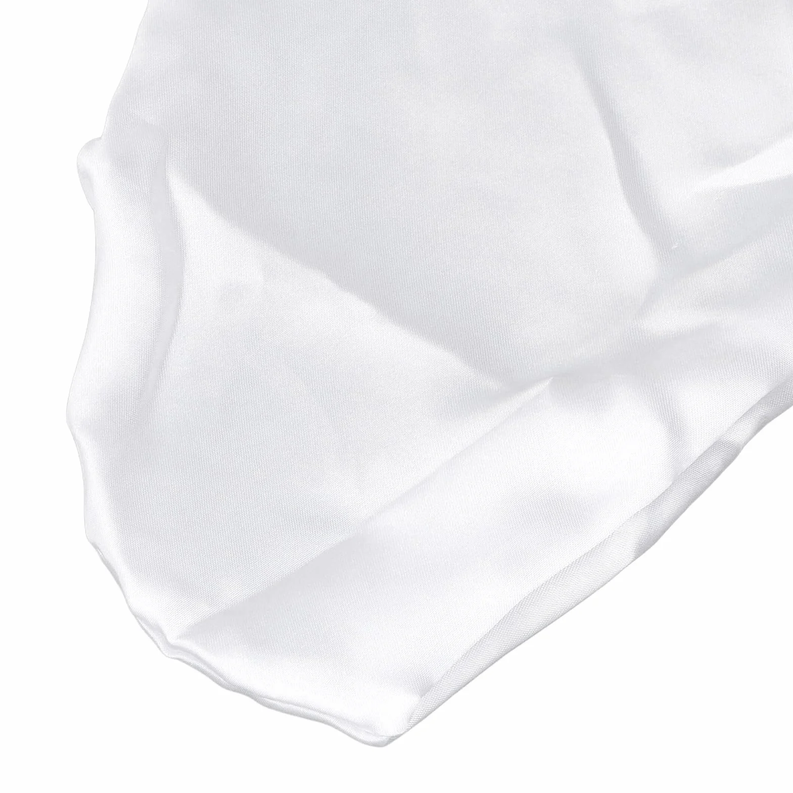 Tnfeeon Satynowa Poszewka na poduszkę do Karmienia, Miękki materiał, Wygodny Zamek Błyskawiczny, 18,70 Cala do Karmienia piersią, Idealna dla Matek (WHITE)