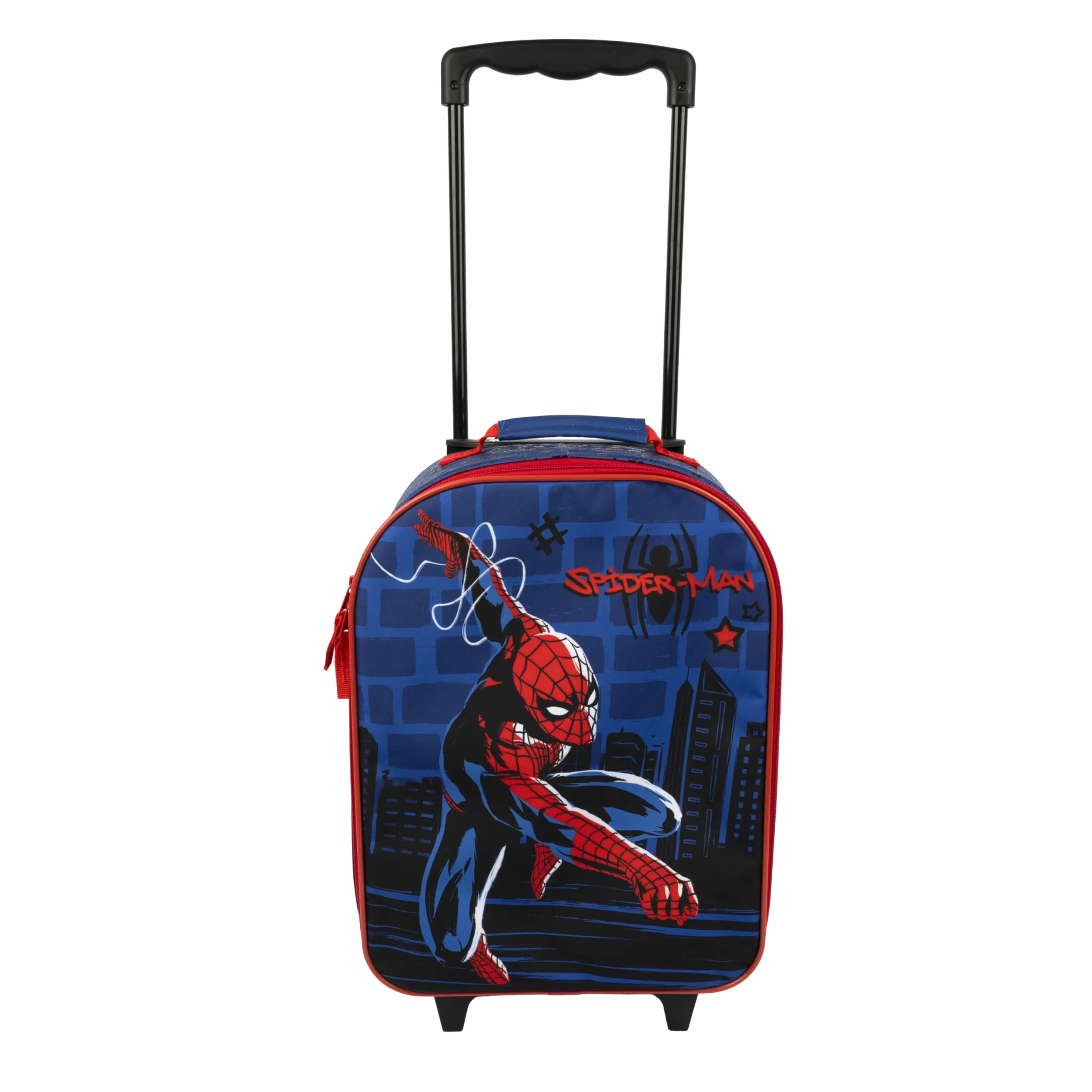 Undercover - Wózek dziecięcy Spider Man - przestronna komora główna - idealny towarzysz podróży - regulowany i mocowany drążek teleskopowy