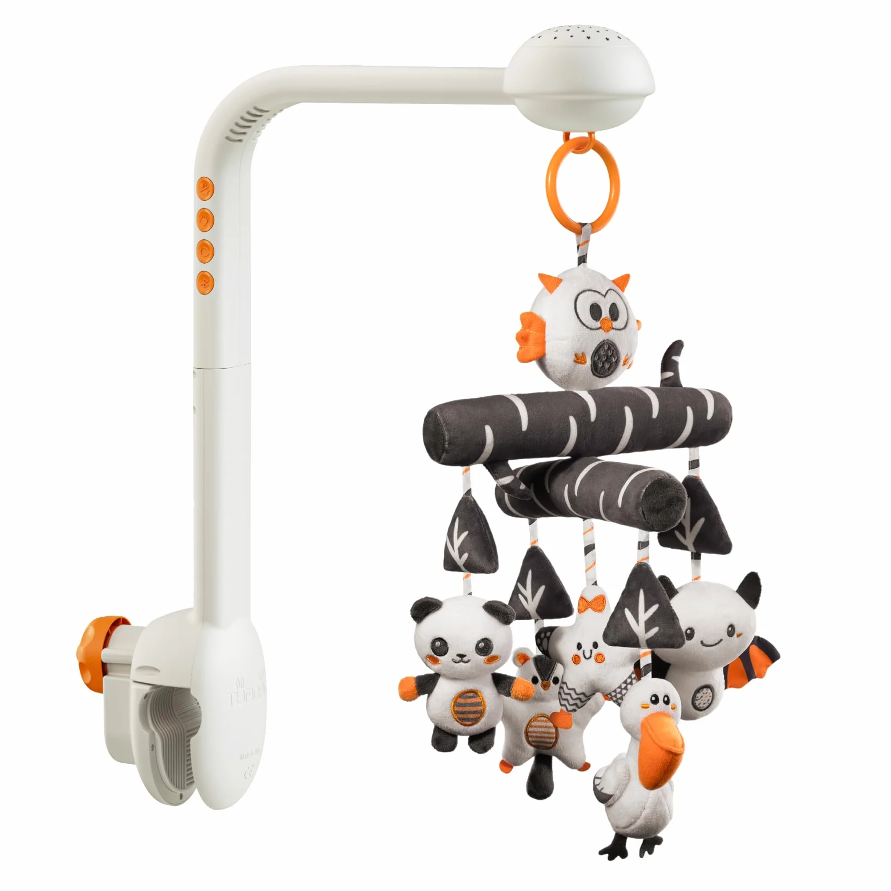 TUMAMA Baby Mobile łóżeczko dziecięce z muzyką 3 w 1 projekcyjny światło rotacja