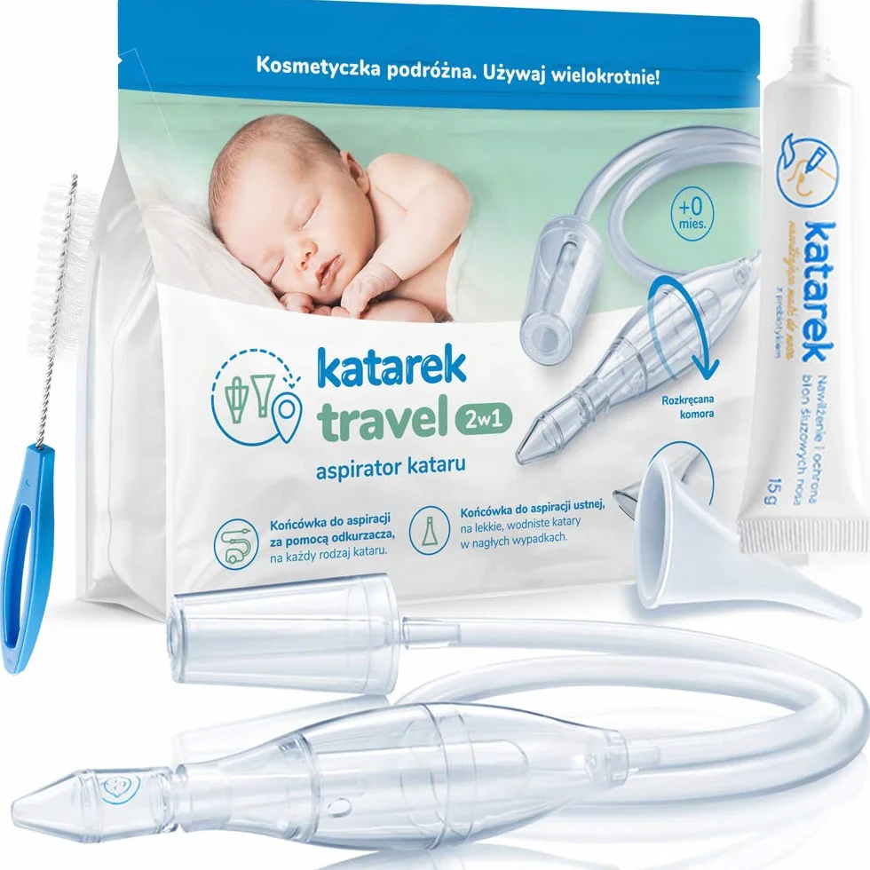 Katarek Travel 2w1 Aspirator kataru, 1 szt.