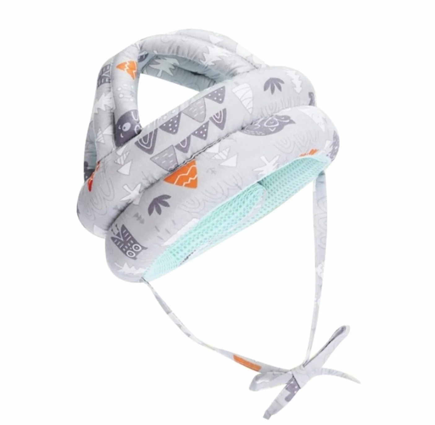 Kask ochronny dla dzieci regulowany antywstrząsowy miękki hełm 6–36m