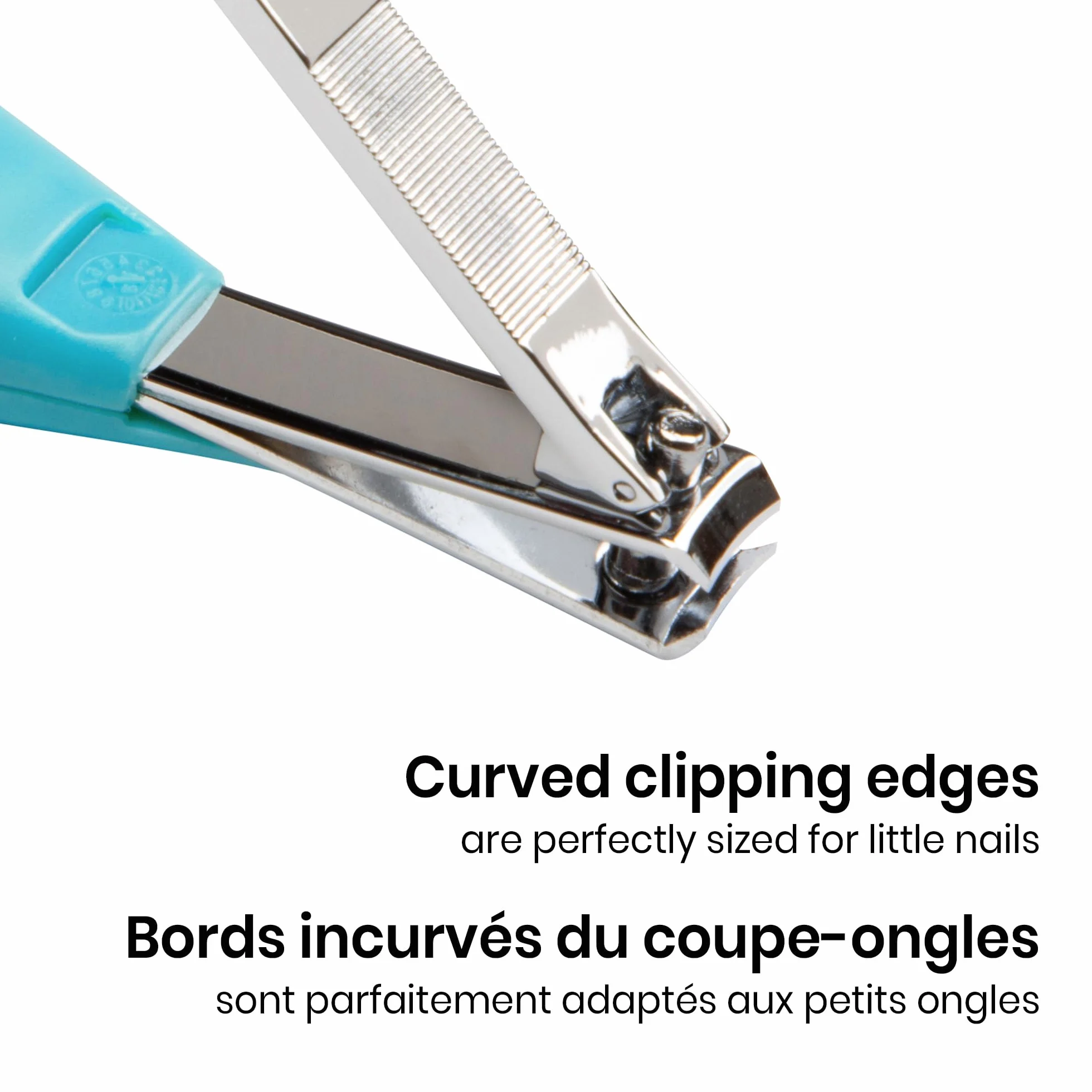 Safety 1st Fold-Up Nail Clipper, Arctic Blue, 2-Count by Safety 1st