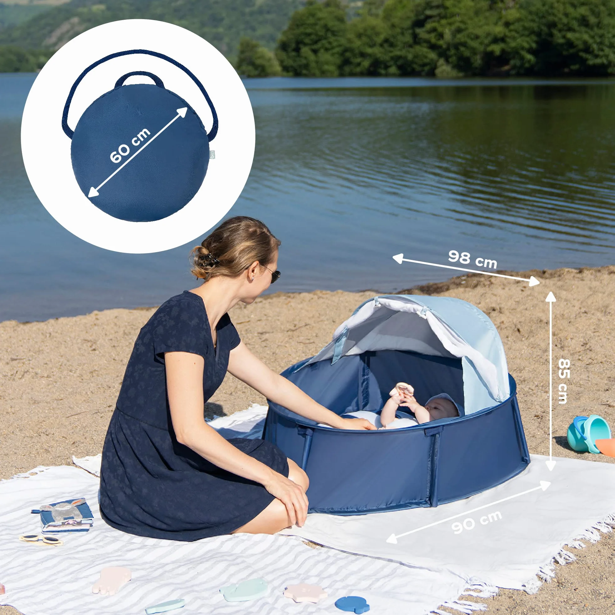 Babymoov Babyni Plac zabaw Anti-UV FPS 50+ Sailor