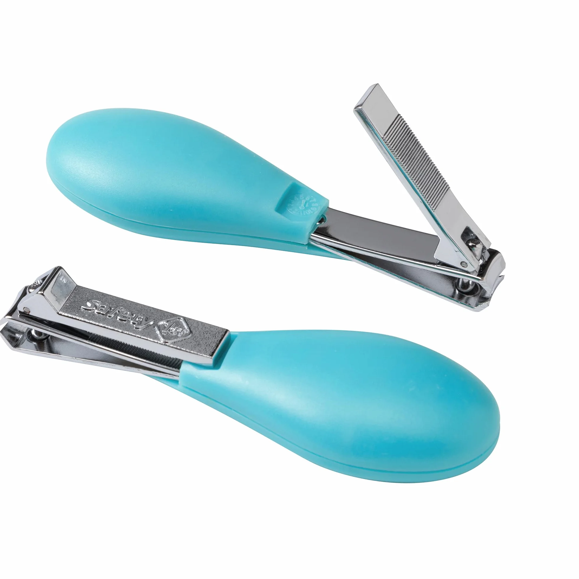 Safety 1st Fold-Up Nail Clipper, Arctic Blue, 2-Count by Safety 1st