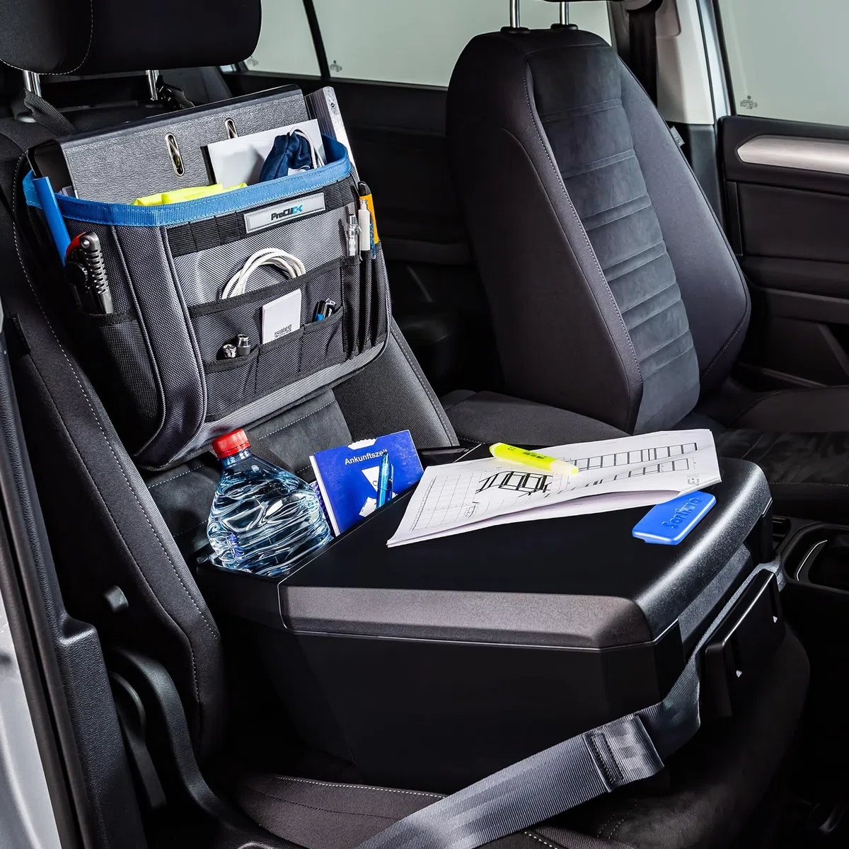 Sortimo AutoAssistent + organizer biurowy – zestaw, czarny/niebieski/szary