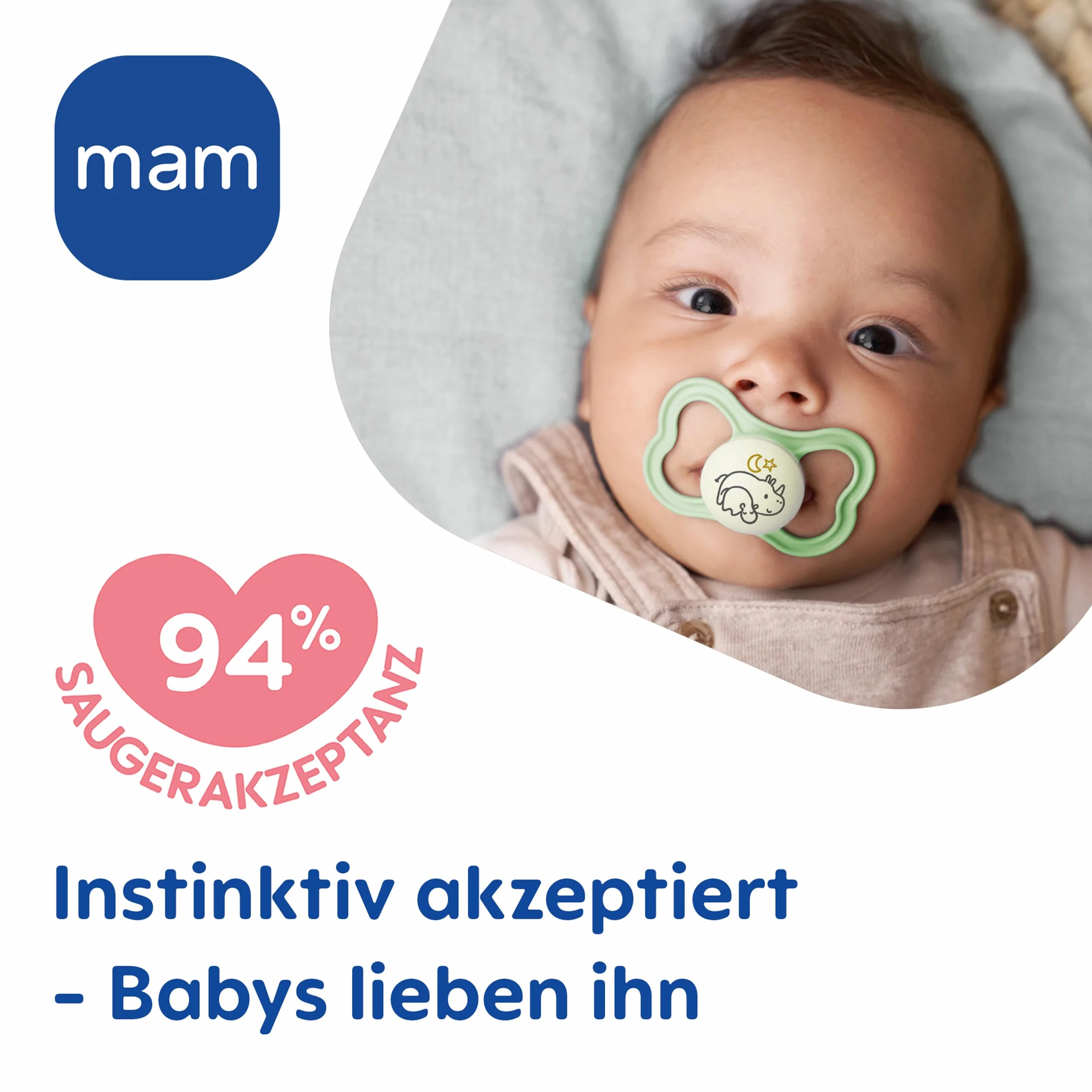 MAM Air Night silikonowy smoczek, przyjazny dla żuchwy, świecący dla niemowląt, bardzo lekki i przewiewny wzór z pudełkiem na smoczek, 6-16 miesięcy, niedźwiedź/drzewa, 2 szt