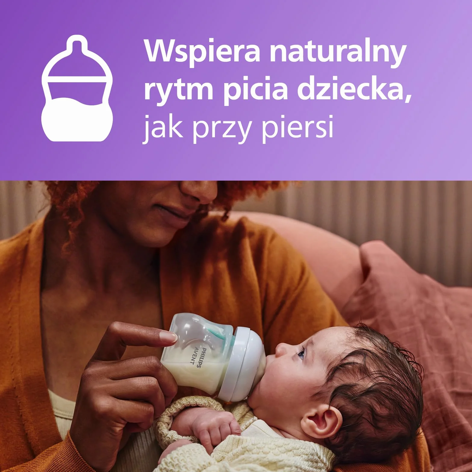 Philips Avent Dziecięcy zestaw upominkowy Natural Response: 2 butelki antykolkowe 260 ml ze smoczkami T3 (1mi), 2 smoczki Ultra Air (model SCD657/12)