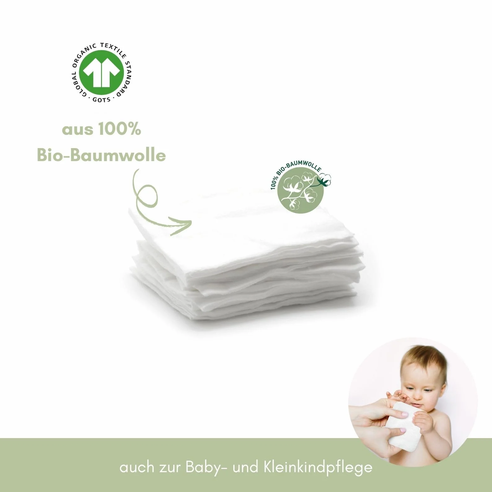 Larelle Maxi Bio waciki higieniczne, 180 sztuk, idealne do pielęgnacji dziecka i codziennej pielęgnacji urody